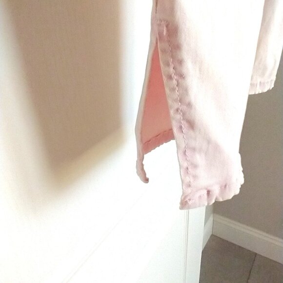 Vivance - Washed Pink Stretch Ankle Skinny Jean - 7 - Picture 4 of 6